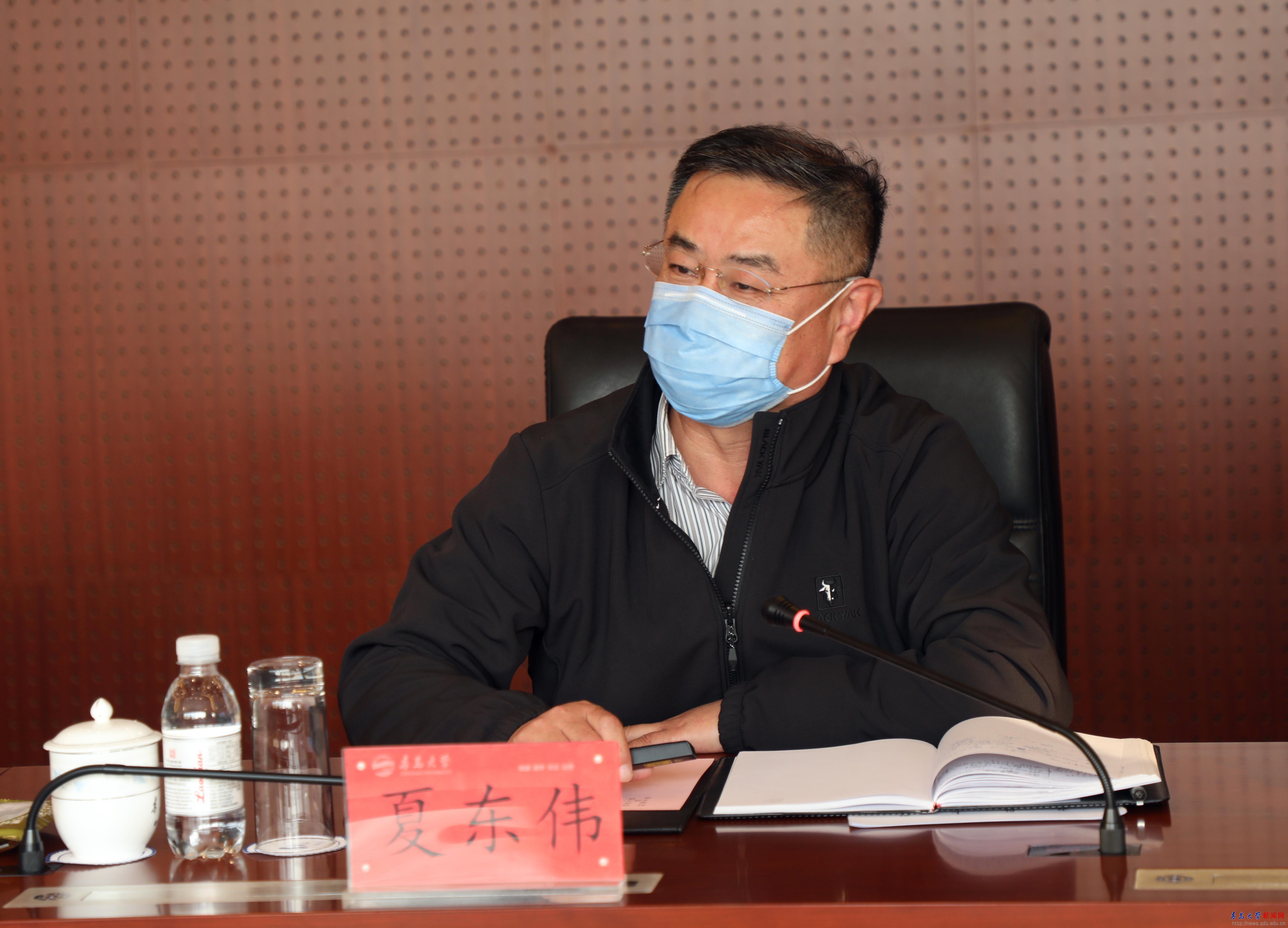 市委副书记、市长孟凡利一行来我校调研-青大视点-青岛大学新闻网